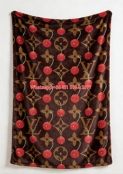 Cherry Monogram Blanket LV Cherry Print Throw IMG_3593